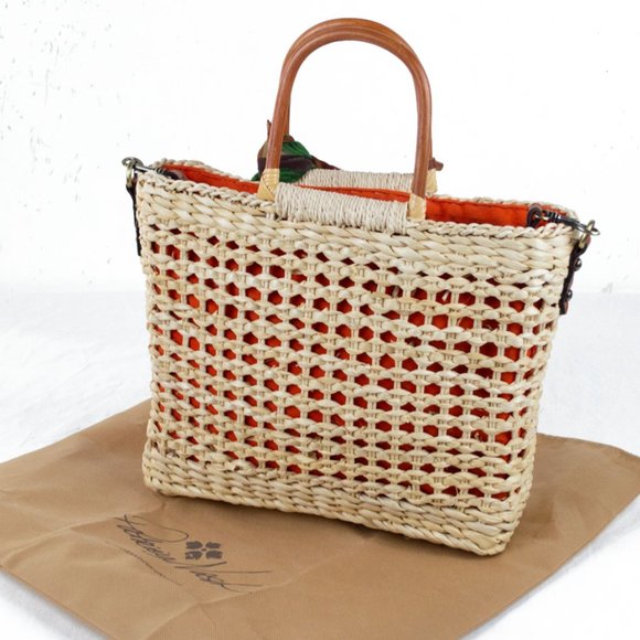 PATRICIA NASH Ceriana Square Straw Satchel - Picture 8 of 16